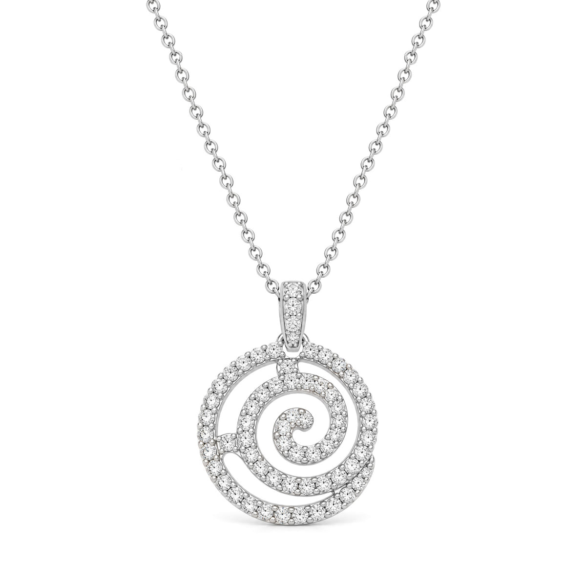 Silver CZ Necklace
