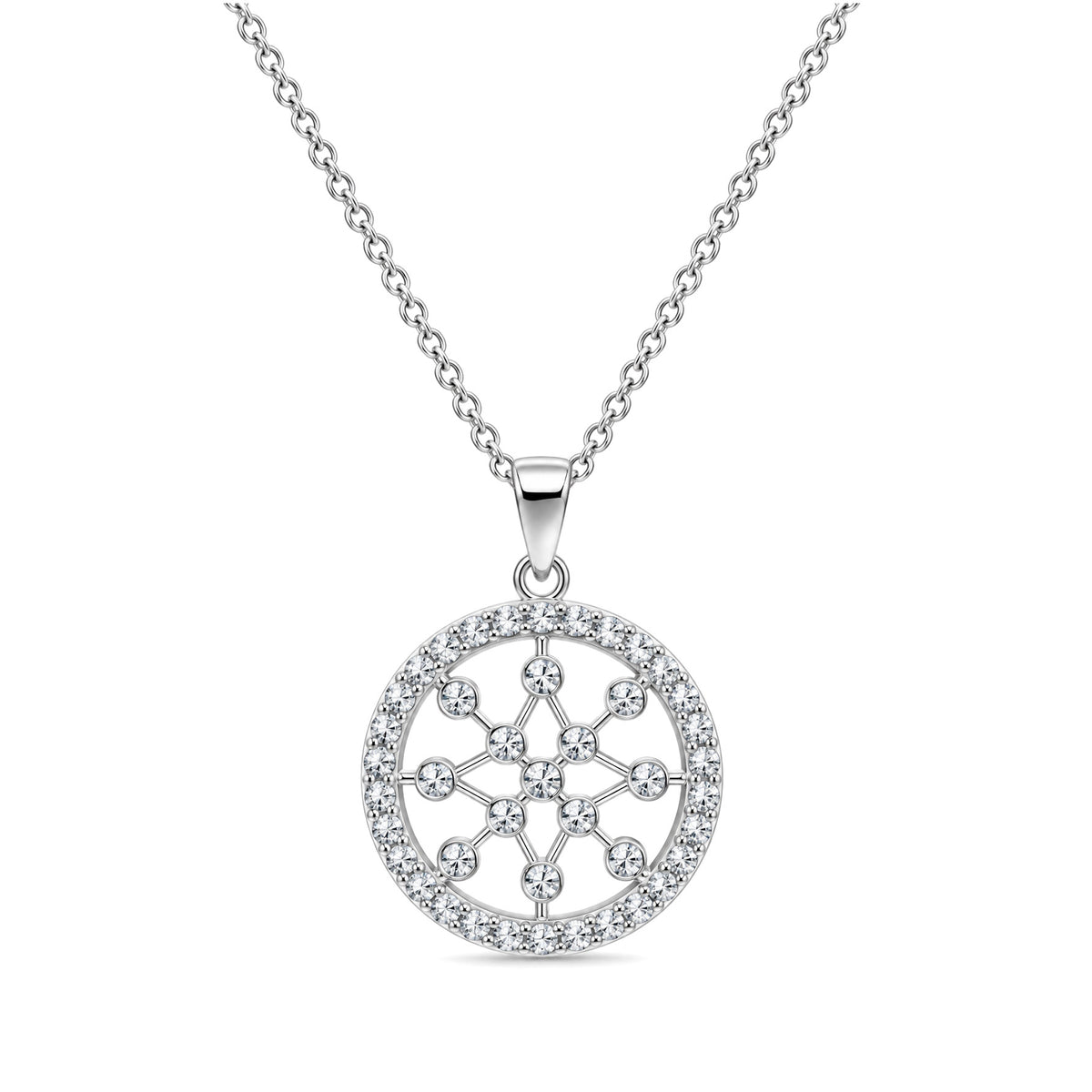 Silver CZ Necklace