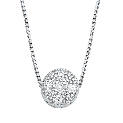 Silver CZ Necklace