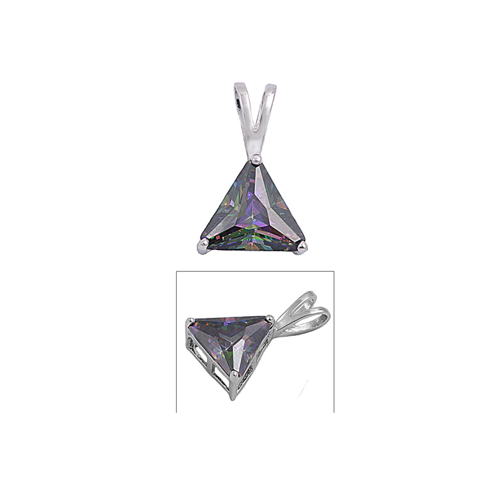 Silver Pendant W/ CZ