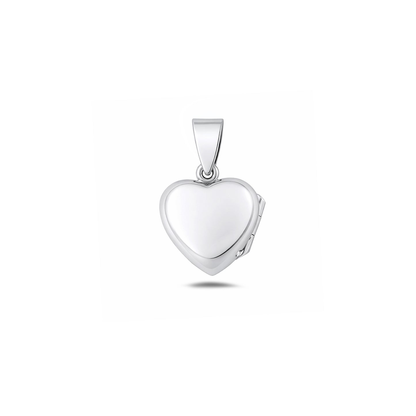 Silver Heart Locket - 13.5 mm