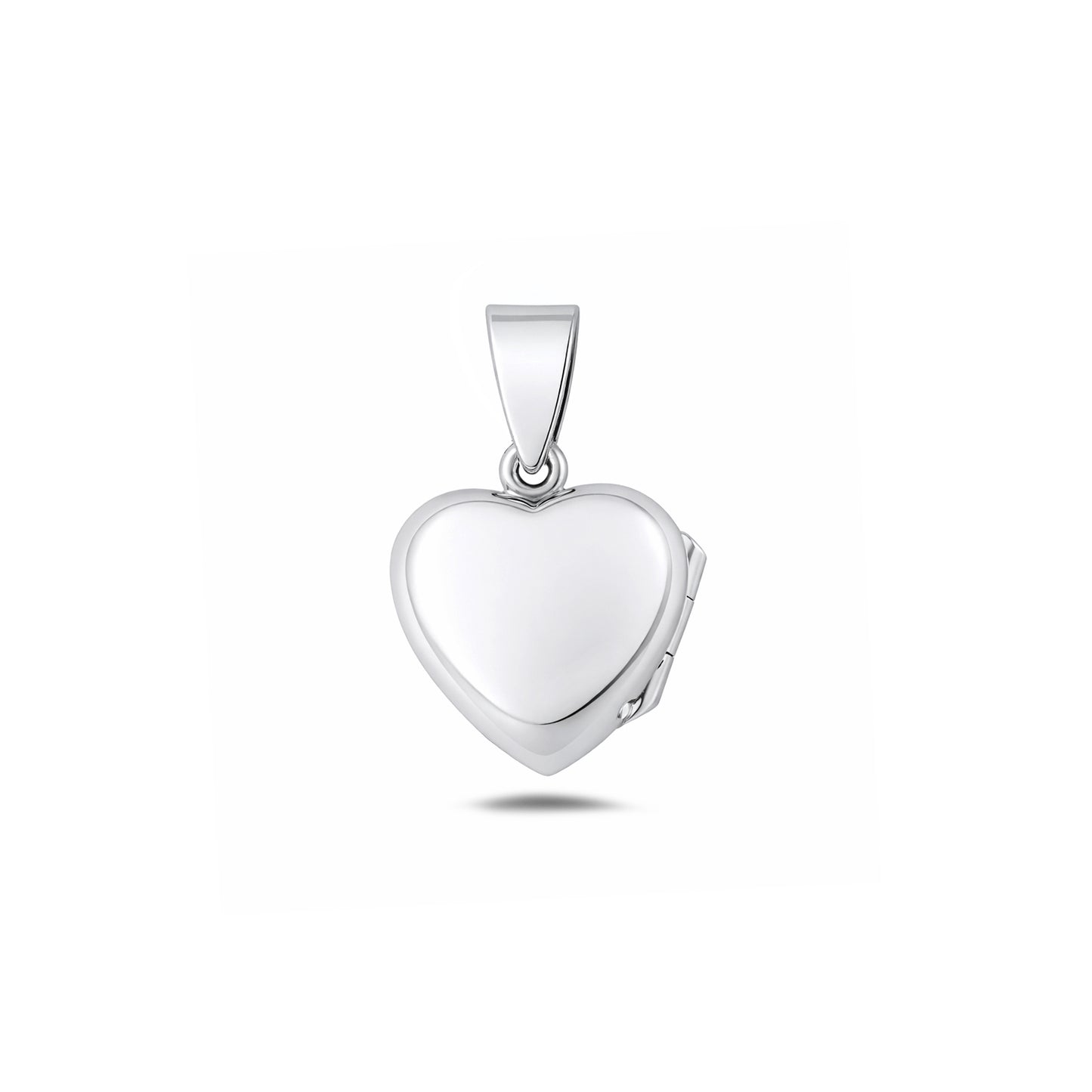 Silver Heart Locket - 16.5 mm