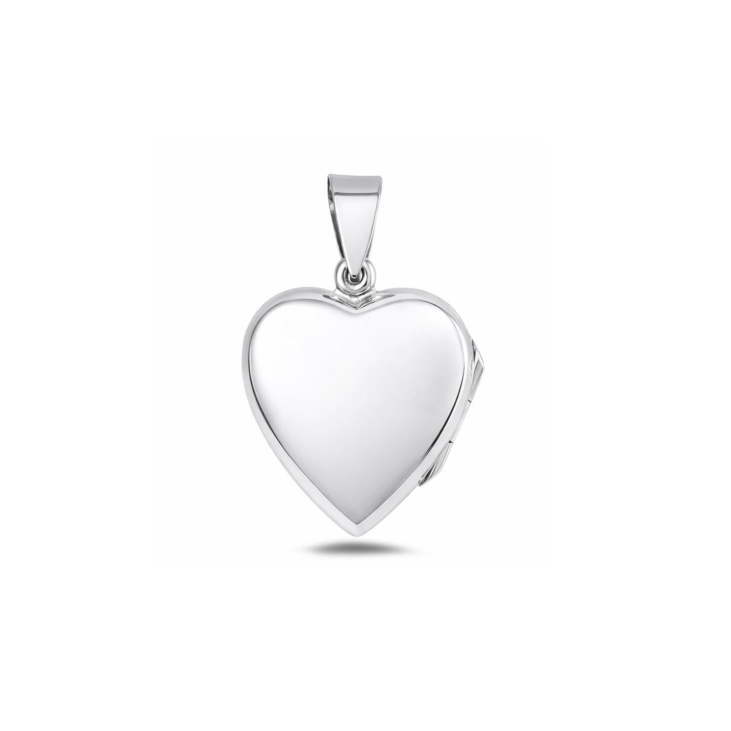 Silver Heart Locket - 19.5 mm