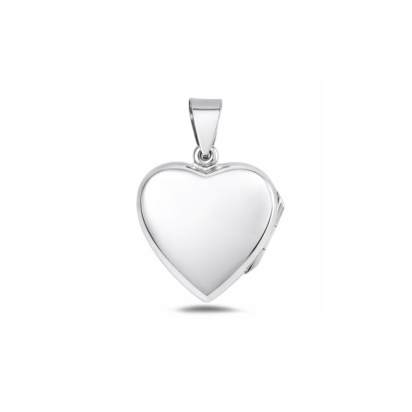 Silver Heart Locket - 20 mm