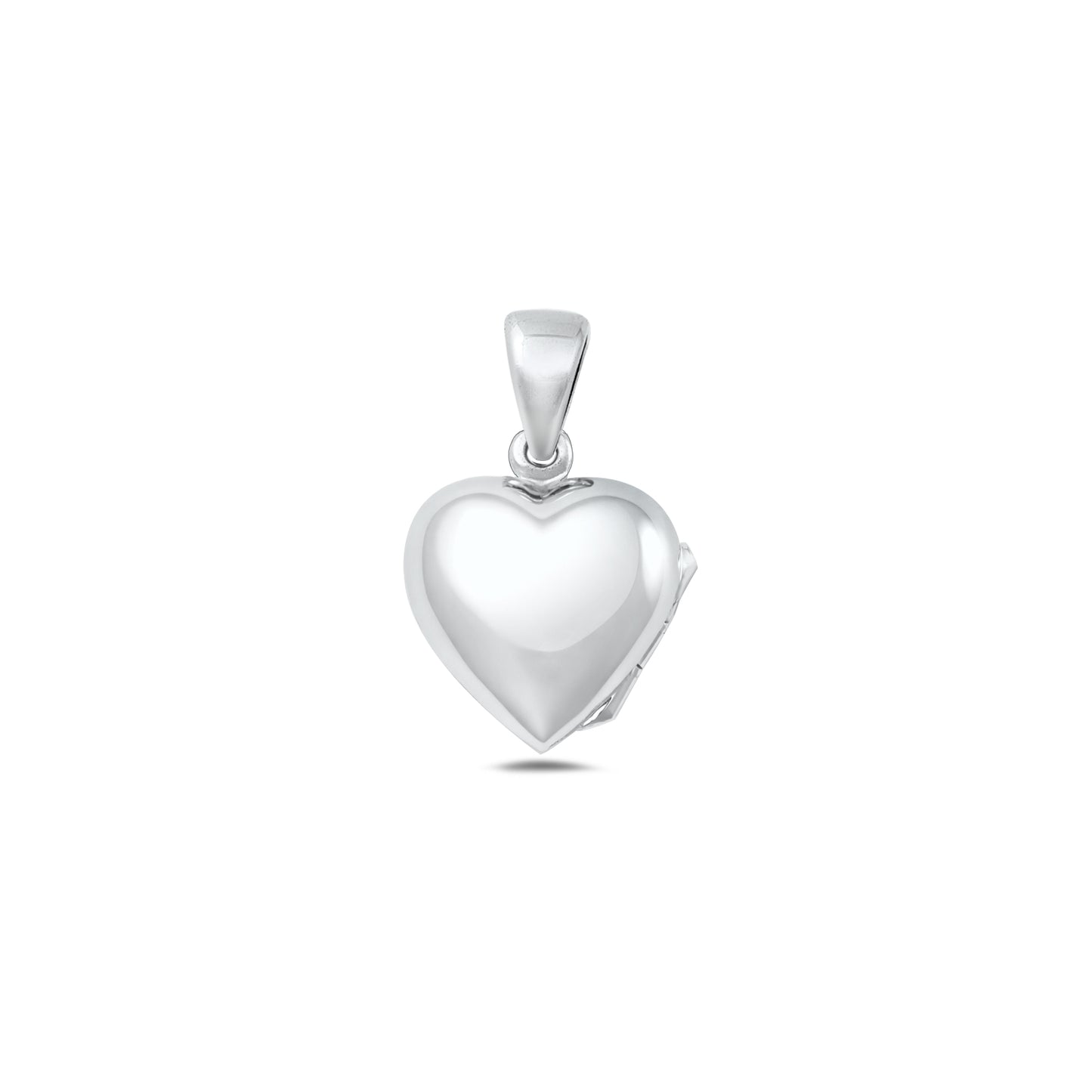 Silver Heart Locket - 15 mm