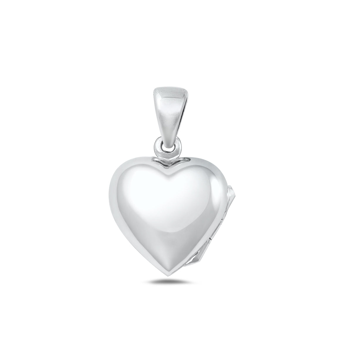 Silver Heart Locket - 20 mm