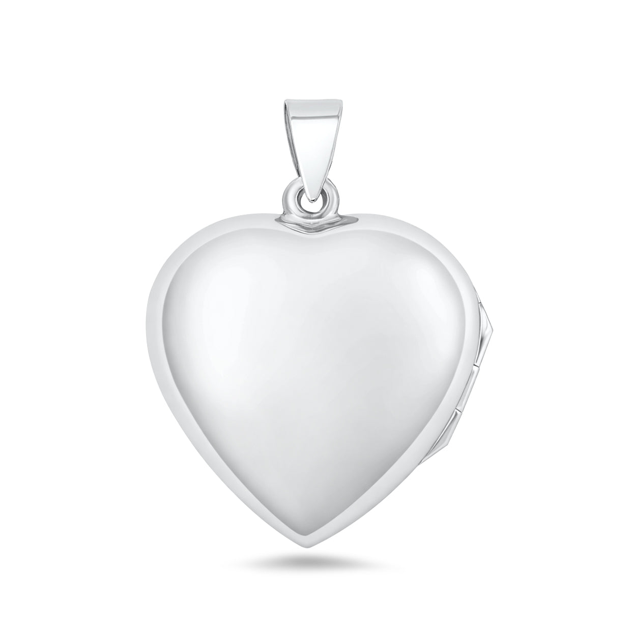 Silver Heart Locket - 32 mm