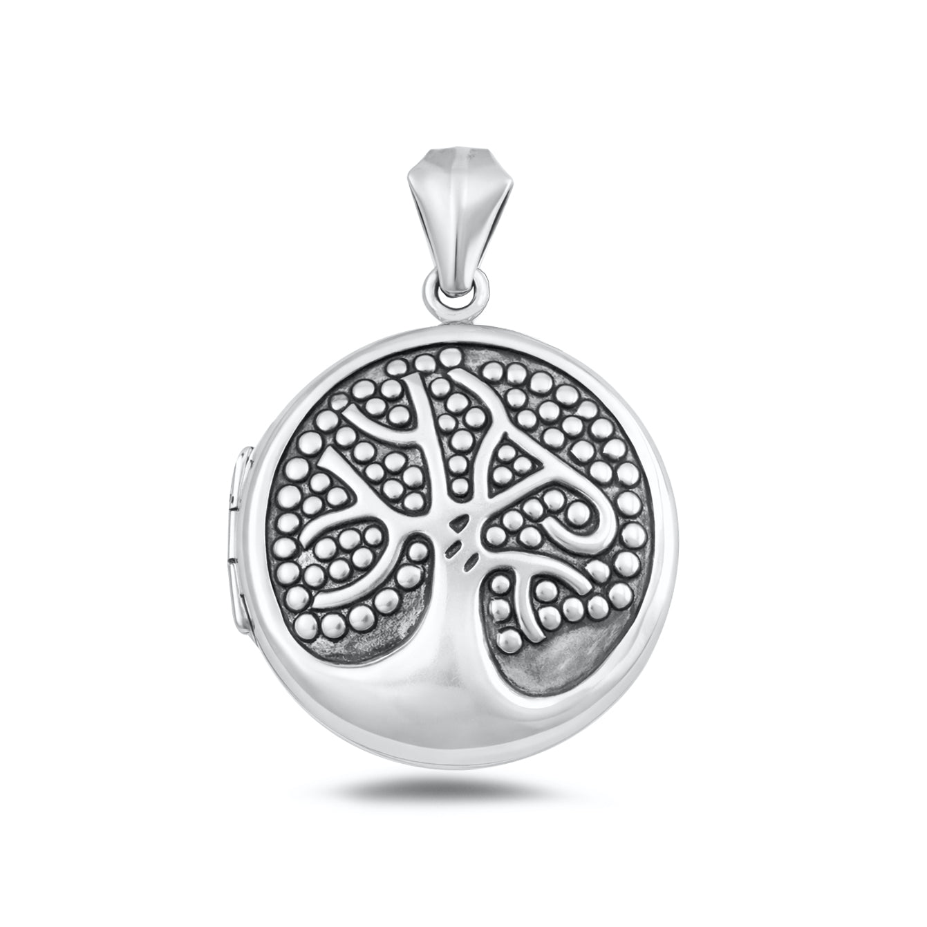 Silver Locket - Tree
