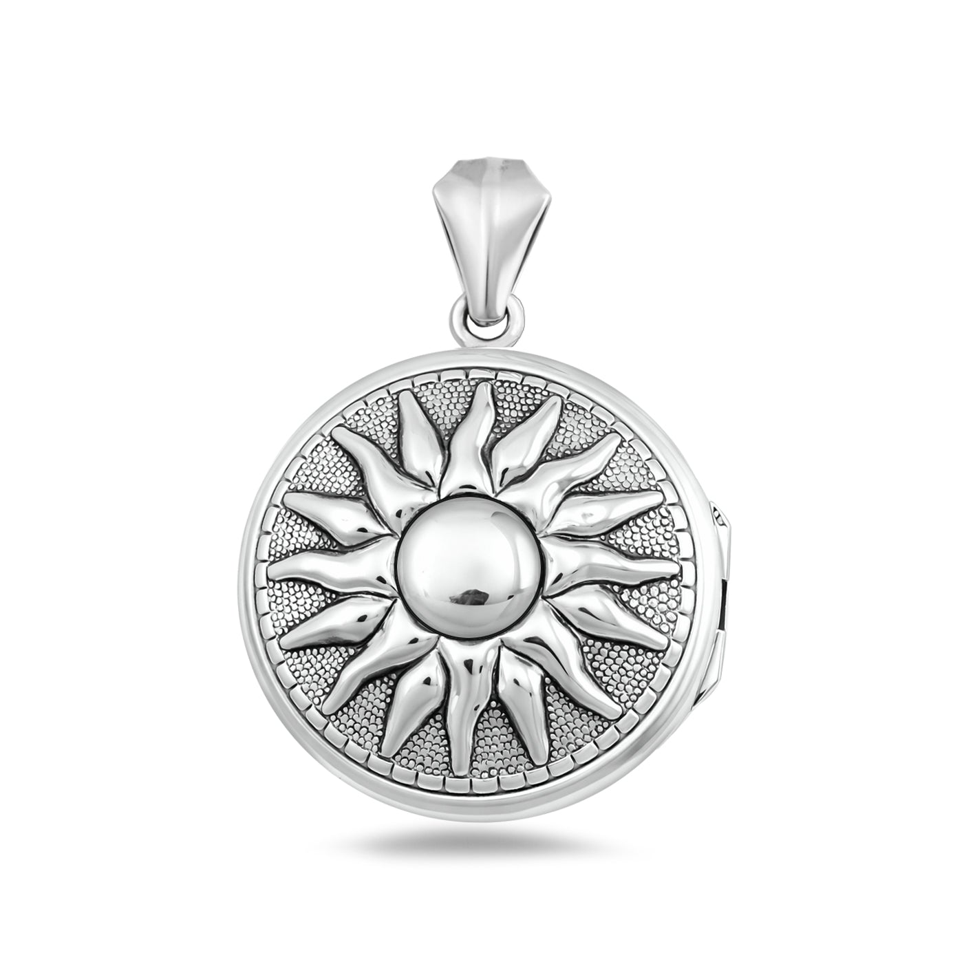 Silver Locket - Sun
