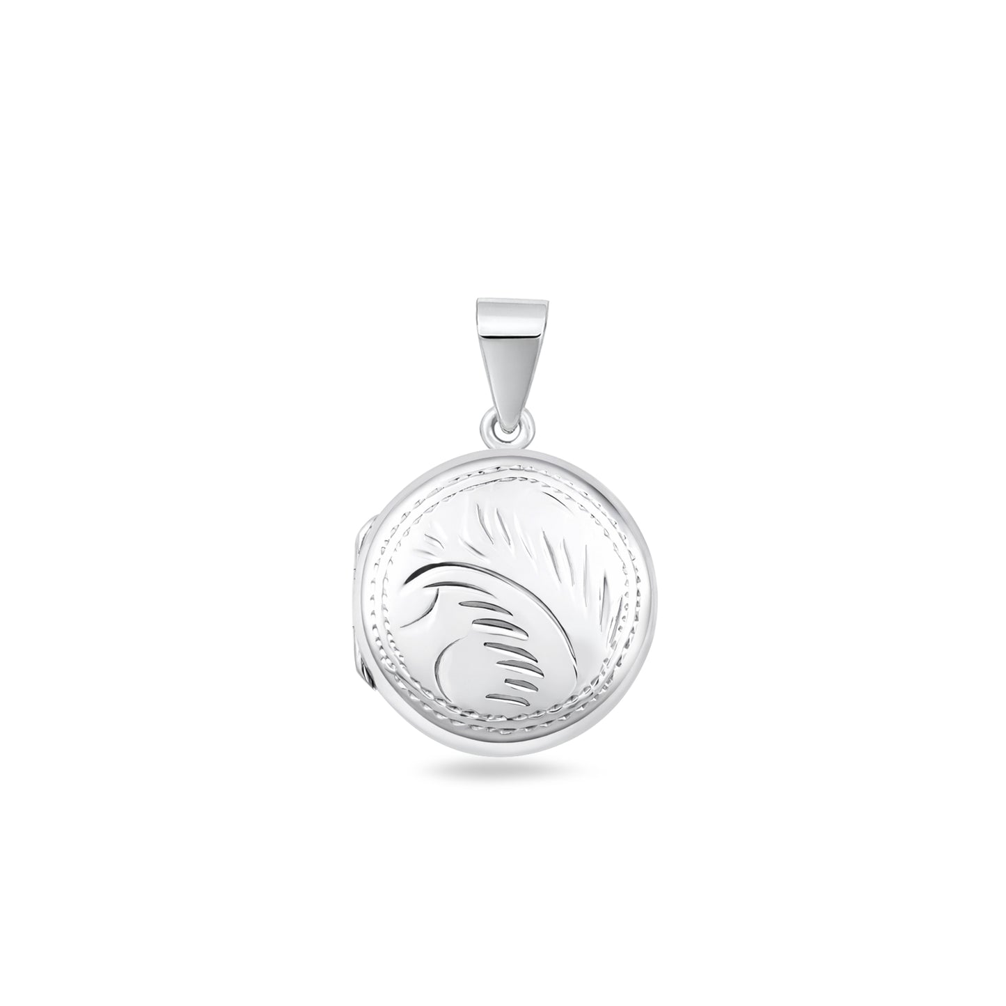 Silver Engraved Locket