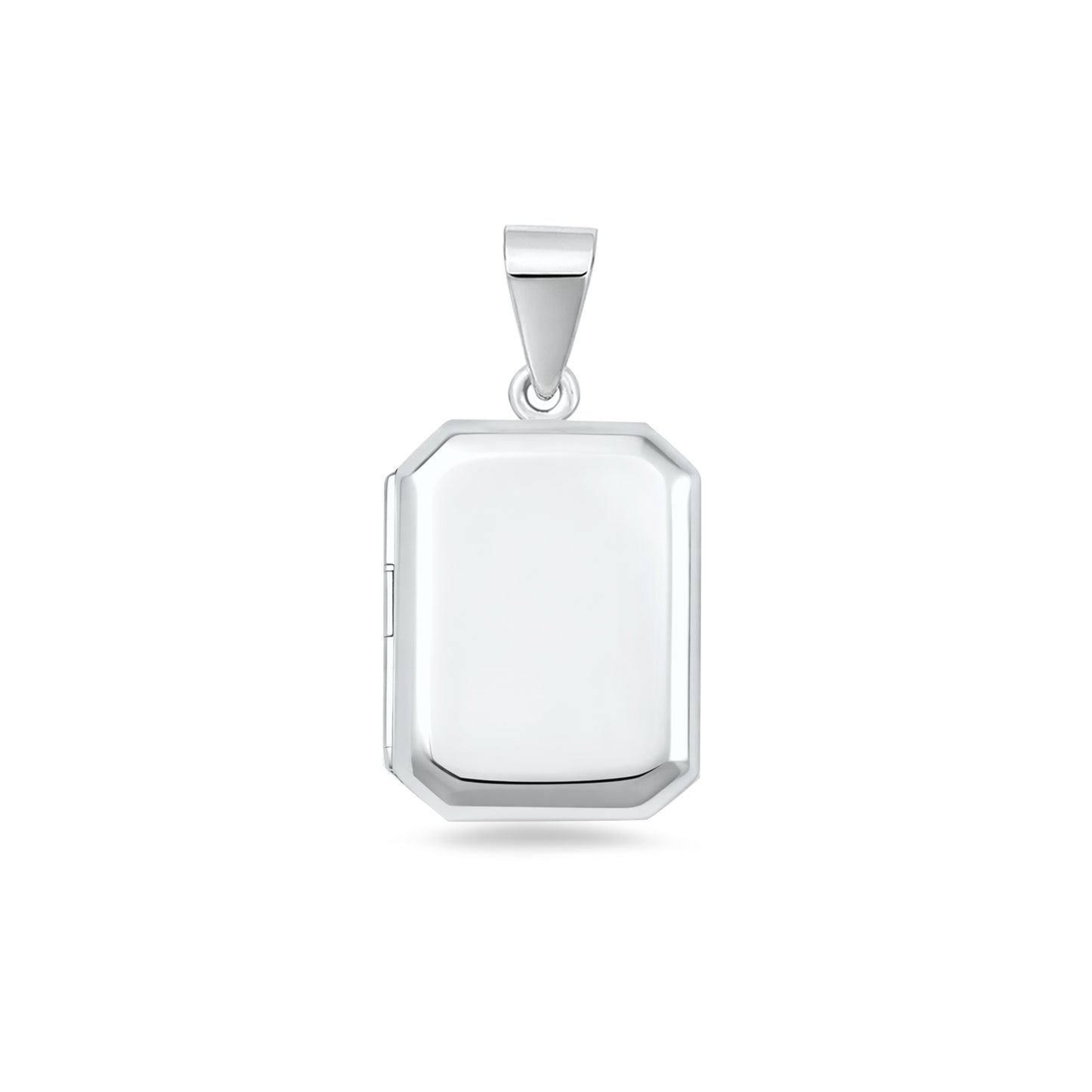 Silver Rectangle Locket