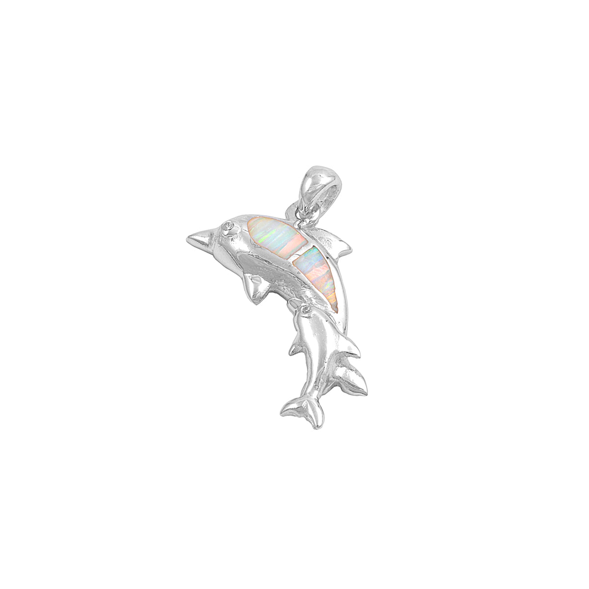 Silver Lab Opal Pendant