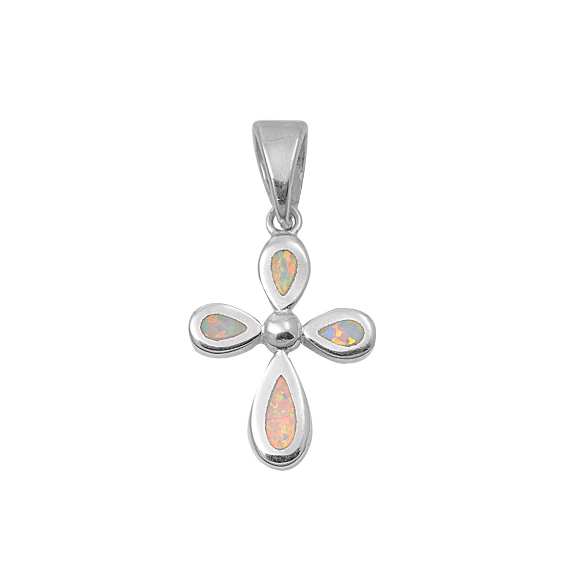 Silver Lab Opal Pendant