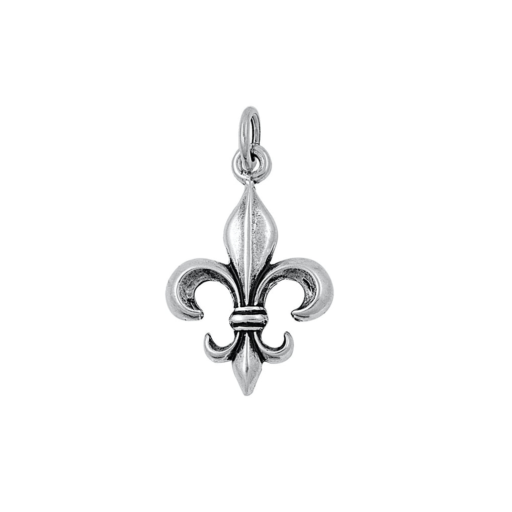 Silver Pendant - Fleur De Lise