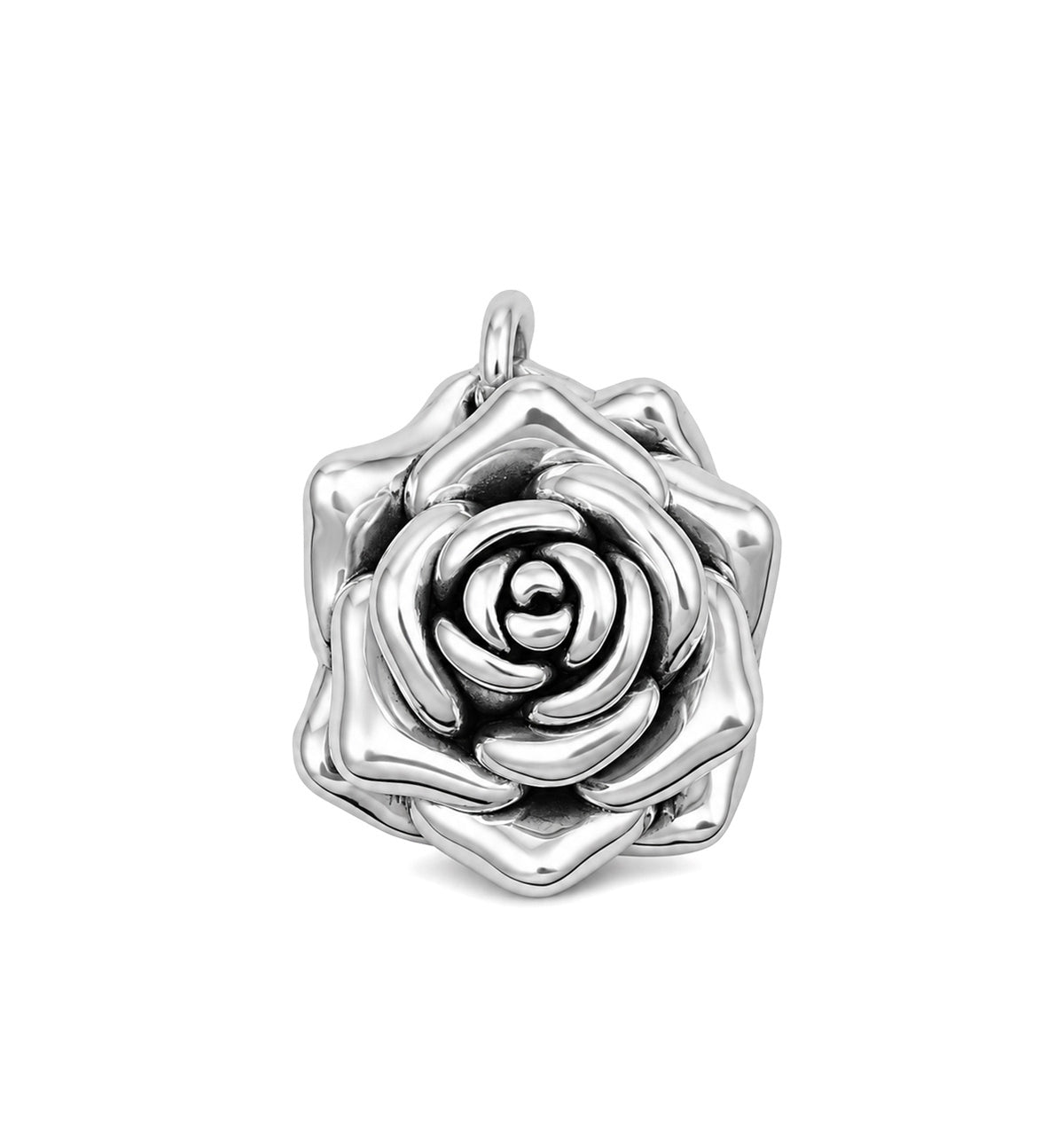Silver Pendant - Rose