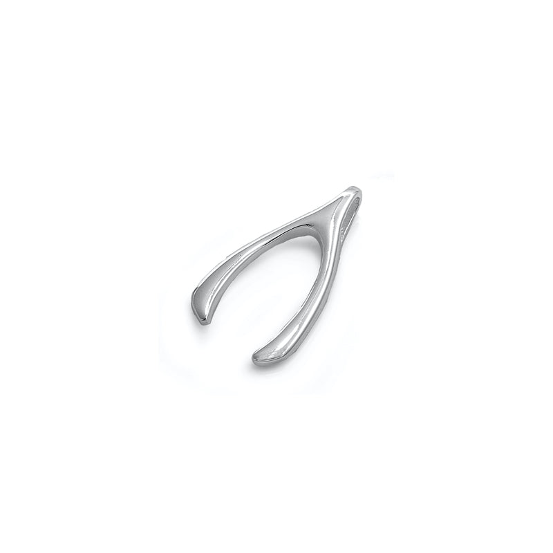 Silver Pendant - Wishbone