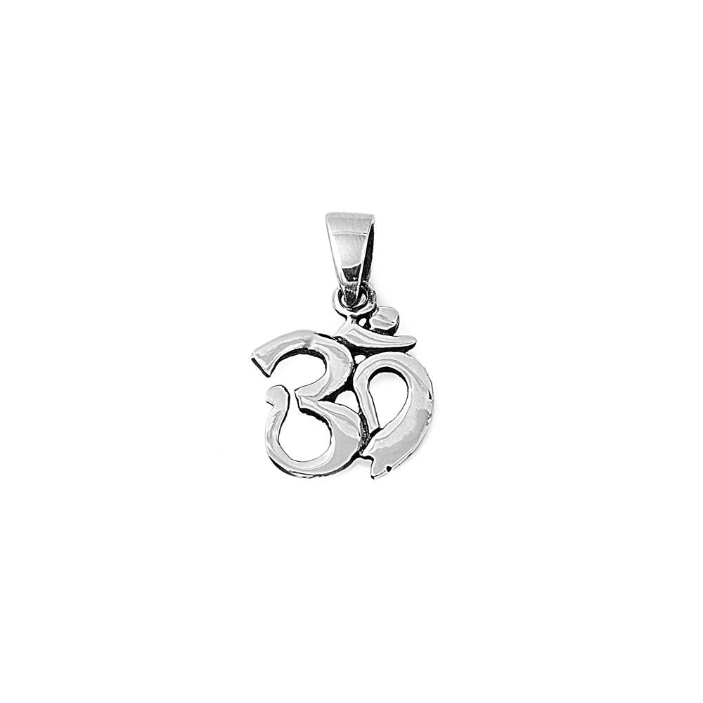 Silver Pendant - Om sign