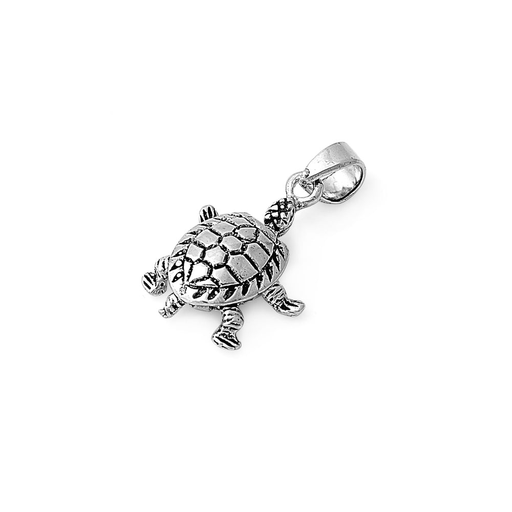Silver Pendant - Turtle