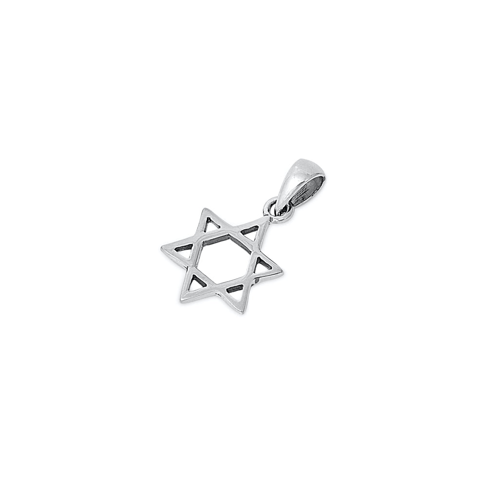 Silver Pendant - Star of David