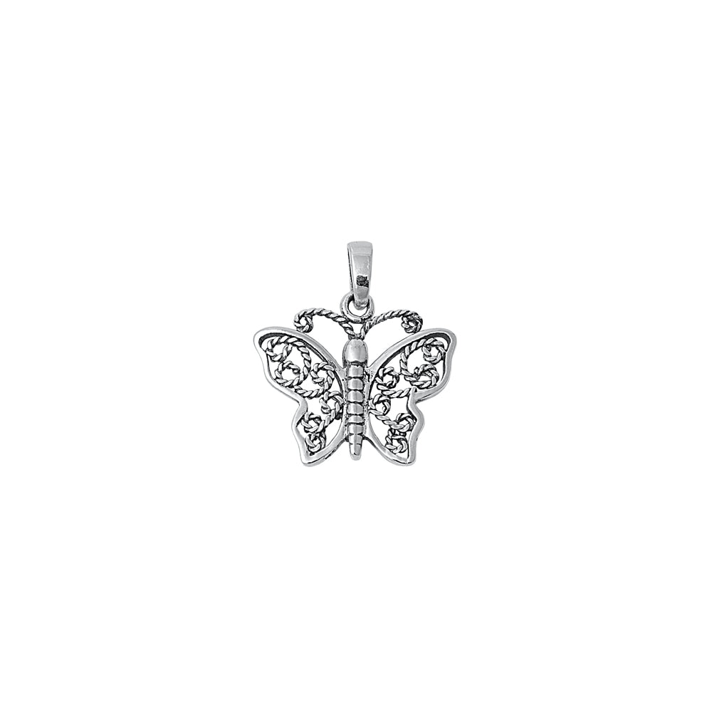 Silver Pendant - Butterfly
