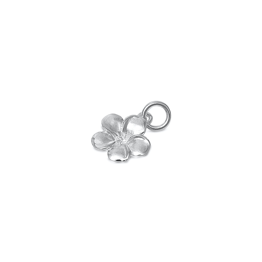 Silver Pendant - Plumeria