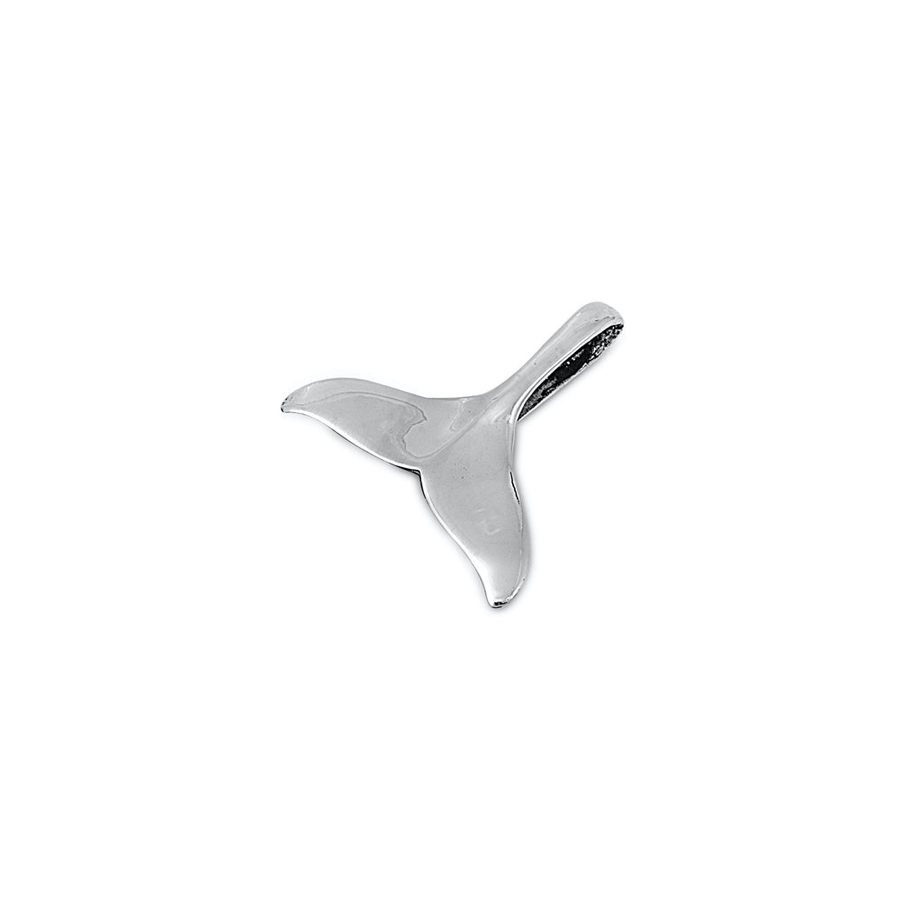 Silver Pendant - Whale Tail