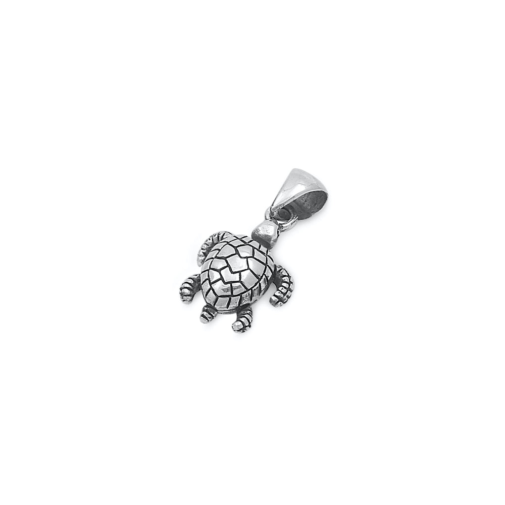 Silver Pendant - Turtle