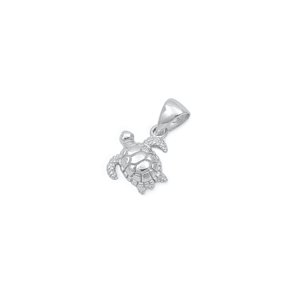 Silver Pendant - Turtle
