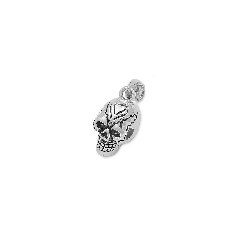 Silver Pendant - Skull Head