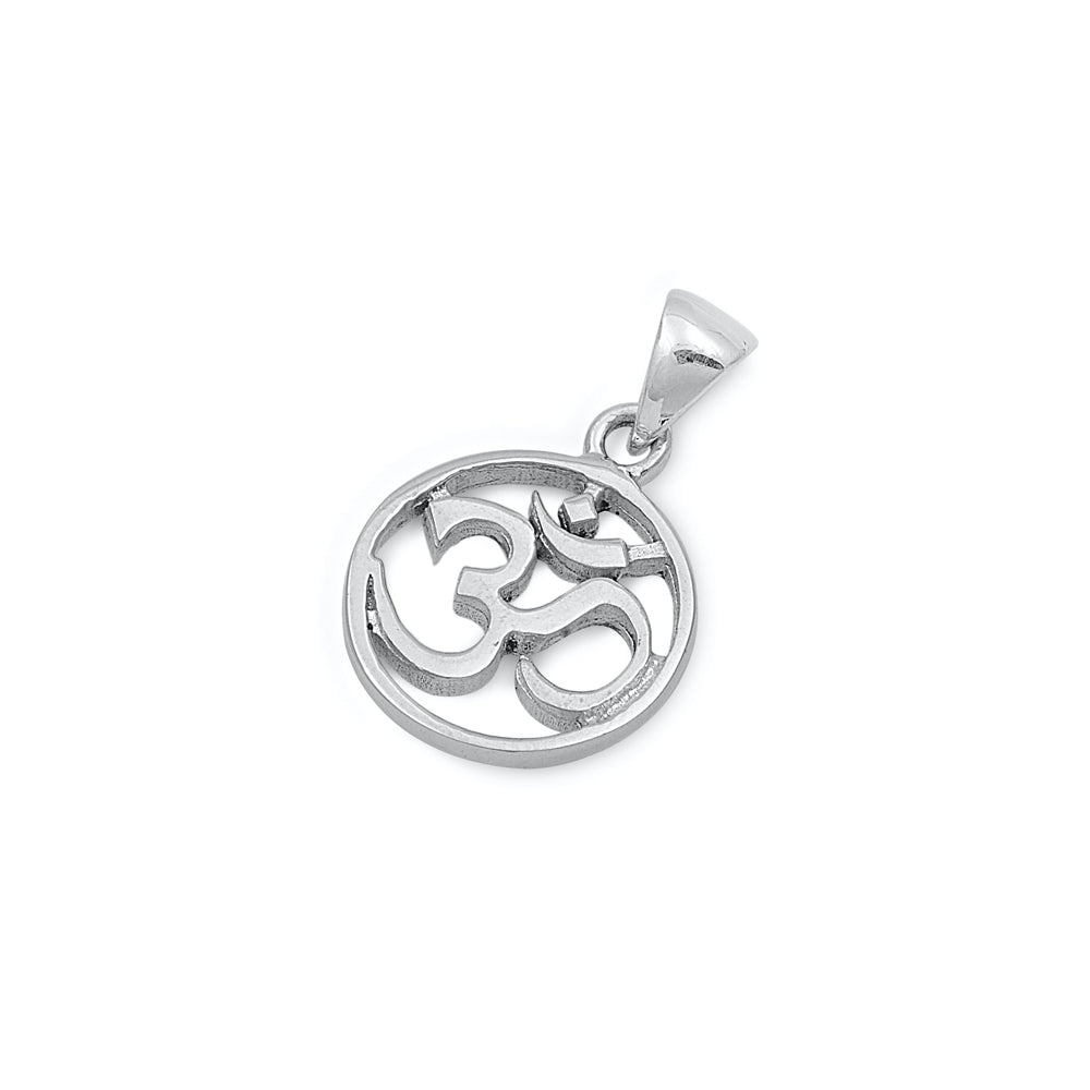 Silver Pendant - Om Sign