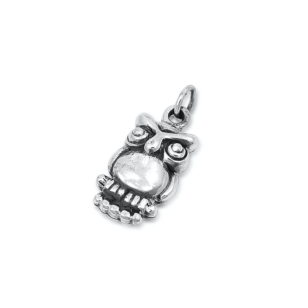 Silver Pendant - Owl