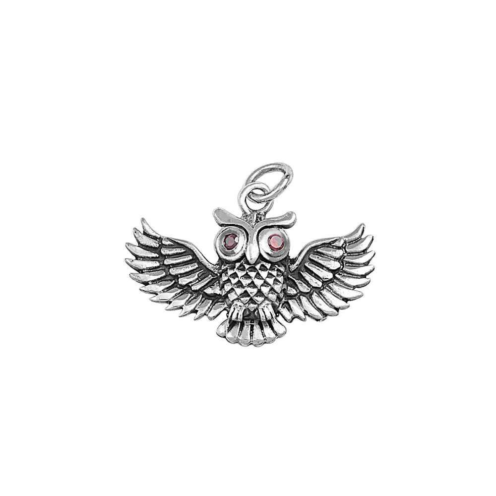 Silver Pendant - Owl