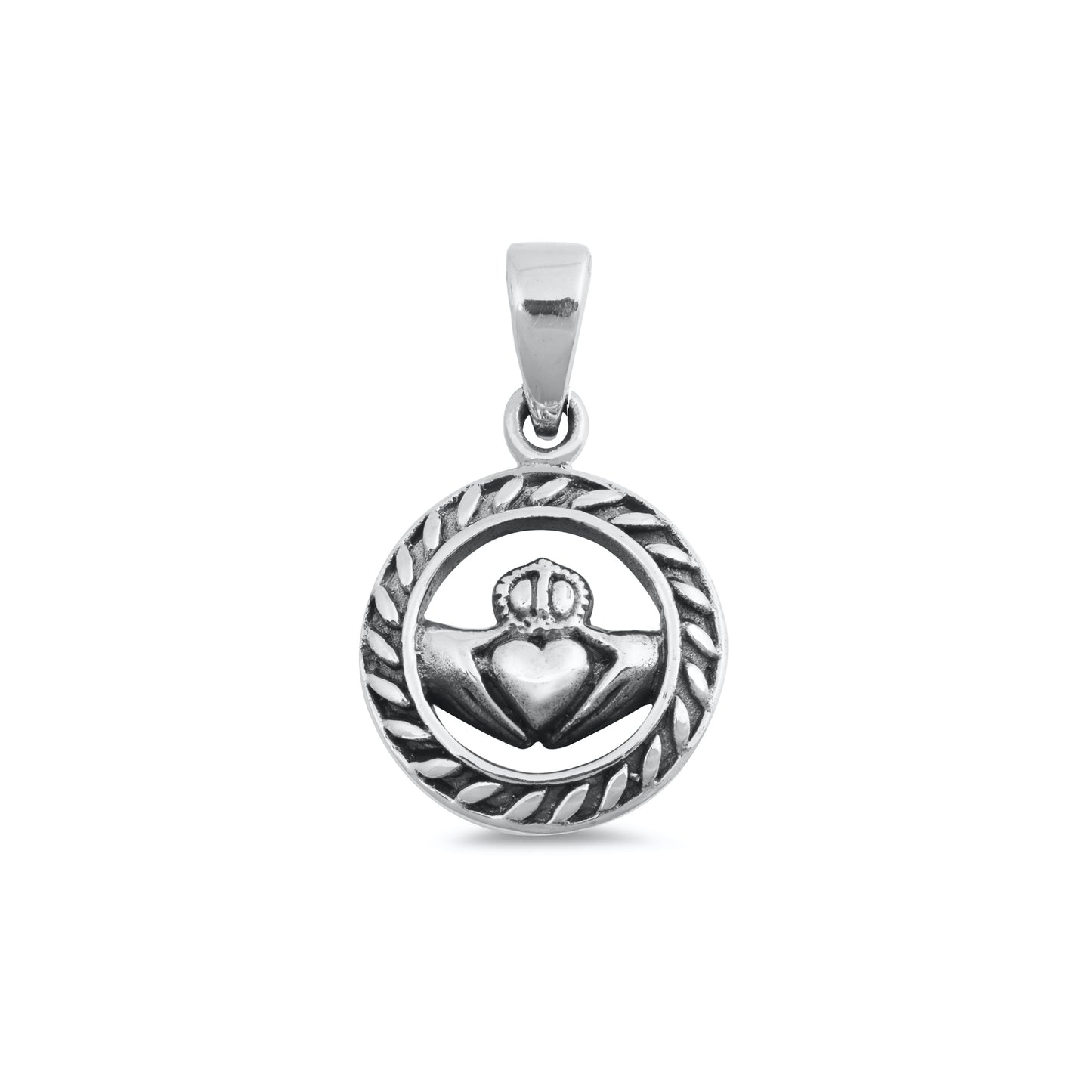 Silver Pendant - Claddagh