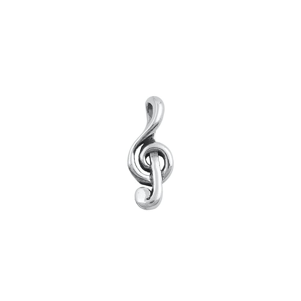 Silver Pendant - Music Note