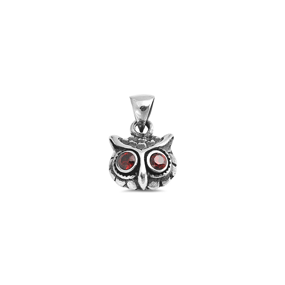 Silver Pendant - Owl
