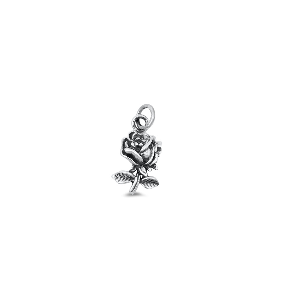 Silver Pendant - Rose