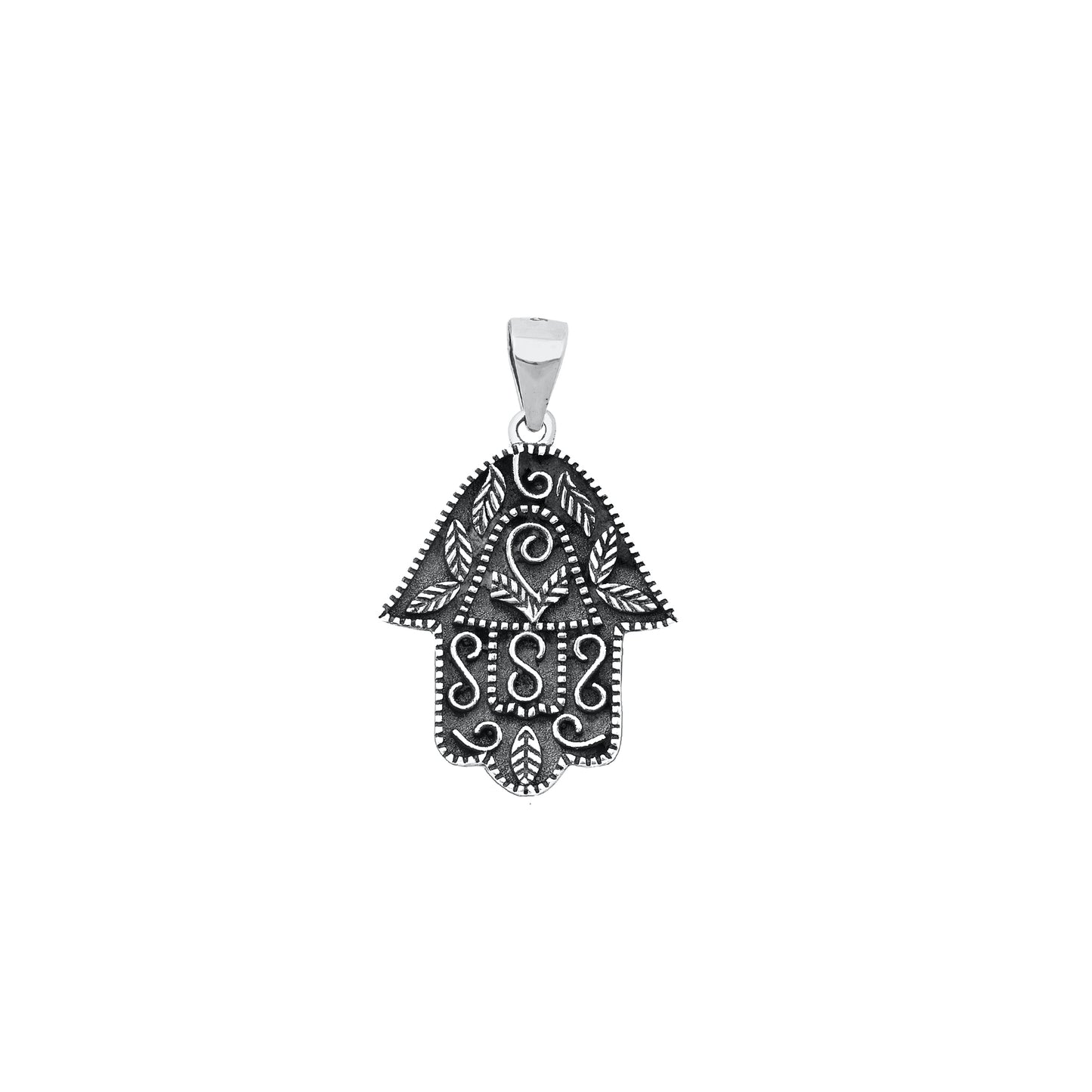 Silver Pendant - Hamsa