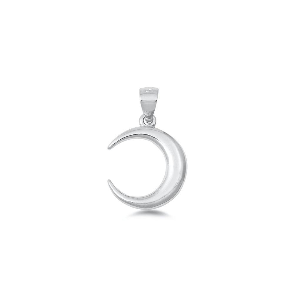 Silver Pendant - Crescent Moon