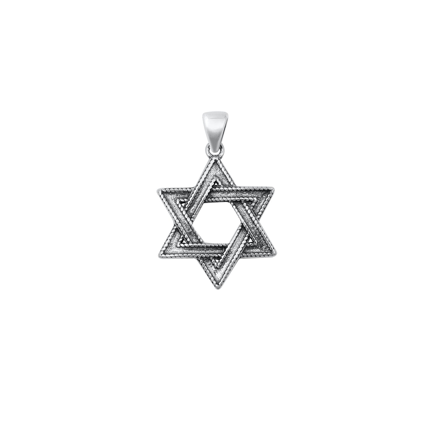 Silver Pendant - Star of David