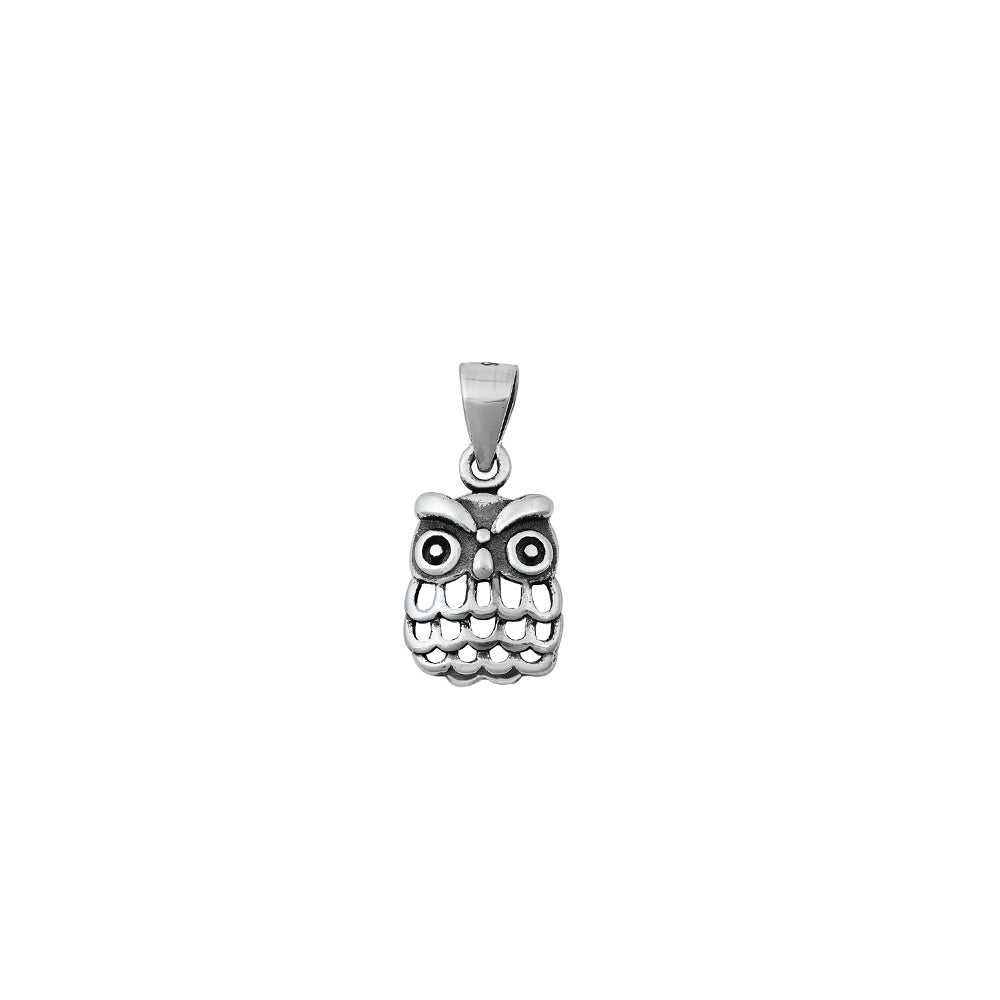 Silver Pendant - Owl