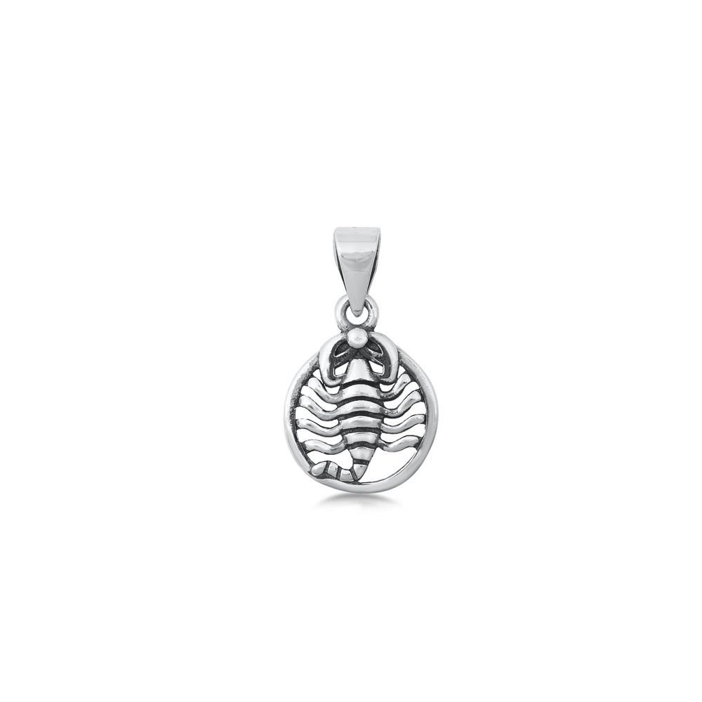 Silver Pendant - Scorpion