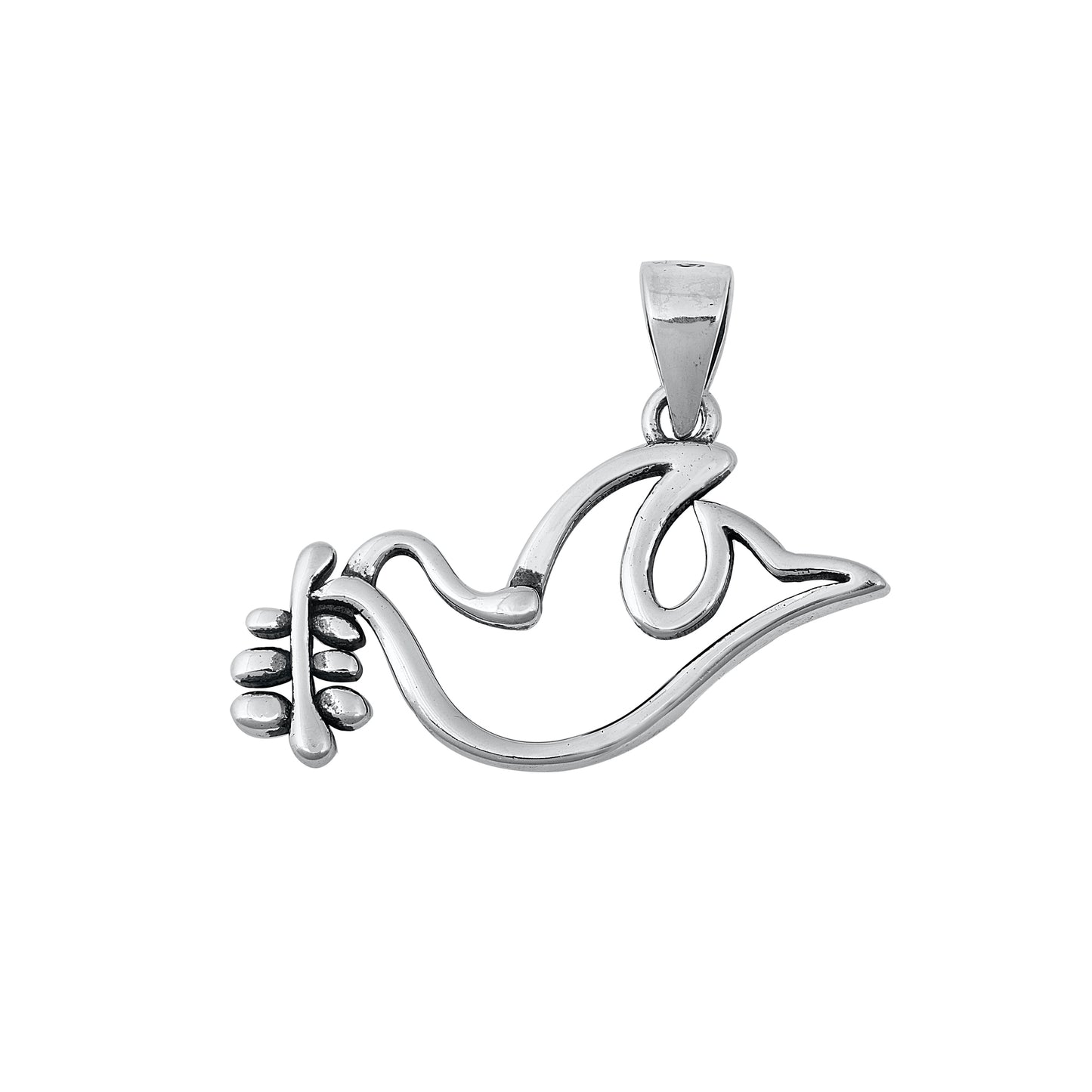 Silver Pendant - Christian Dove