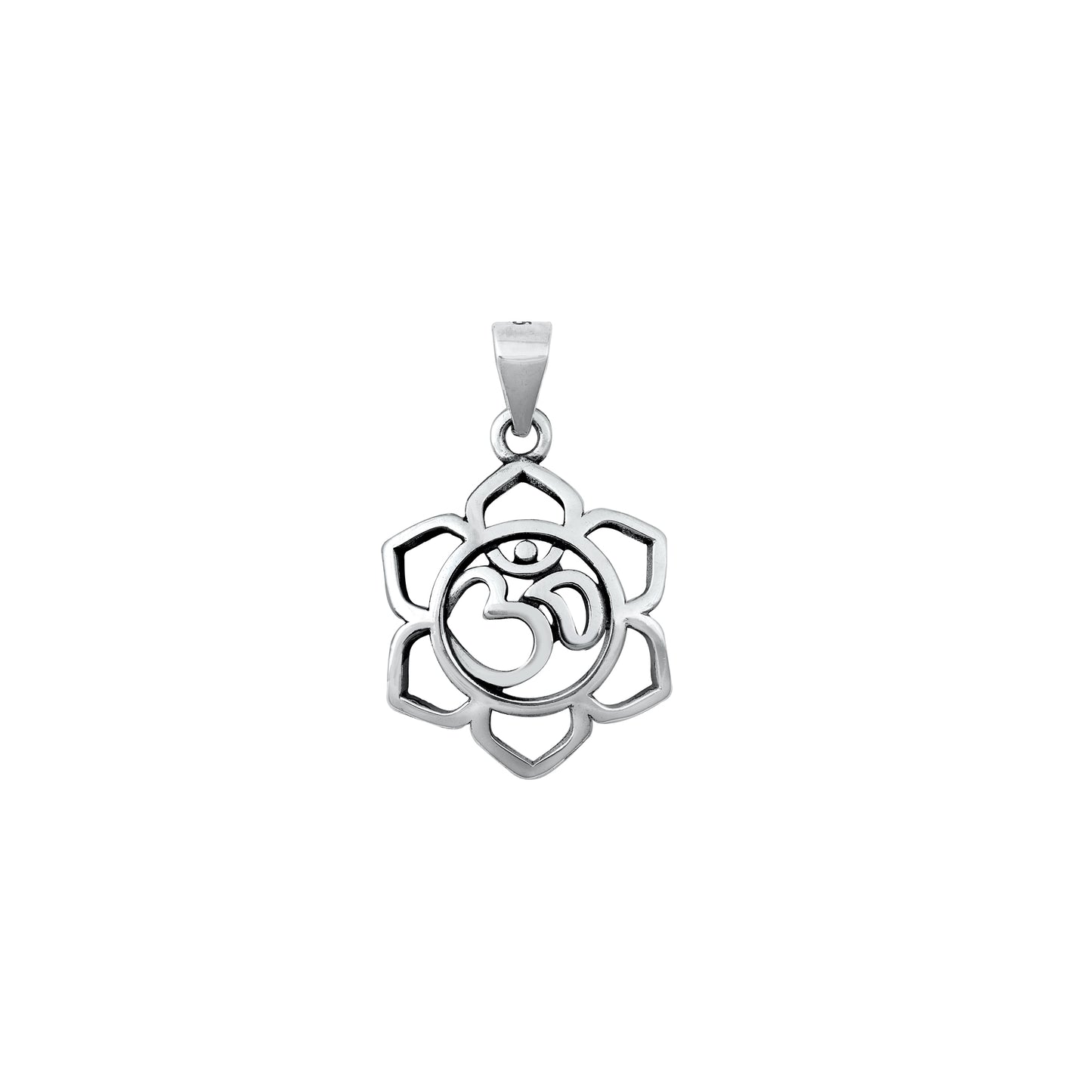 Silver Pendant - Om