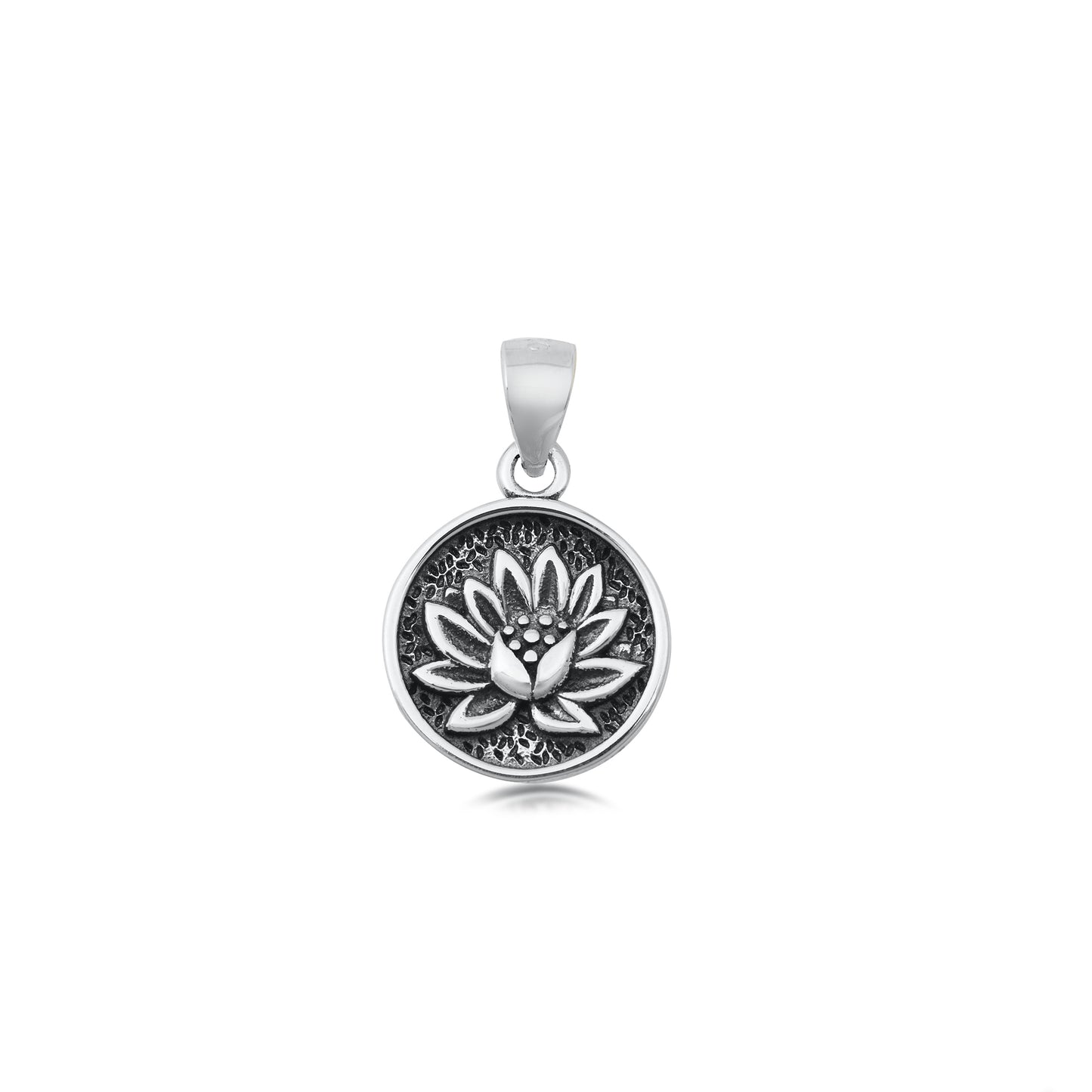 Silver Pendant - Lotus