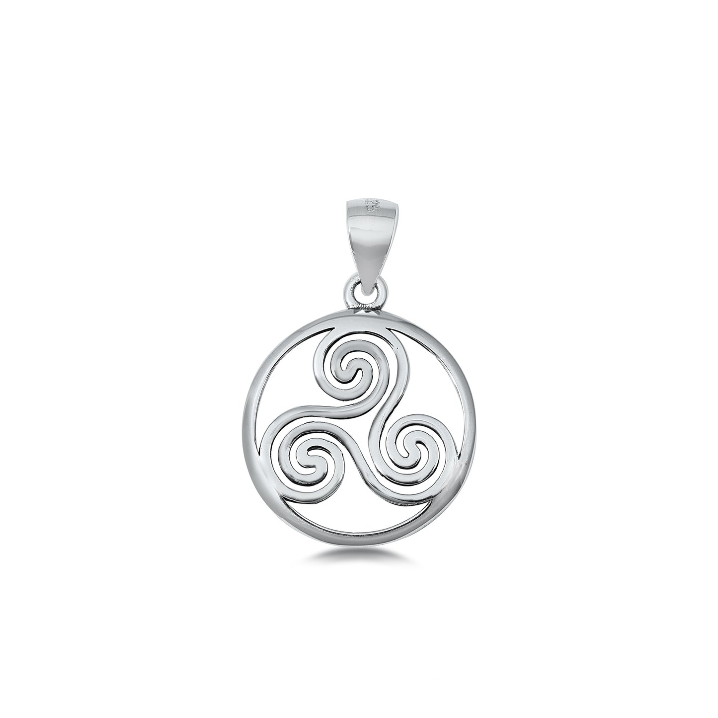 Silver Pendant - Triskelion