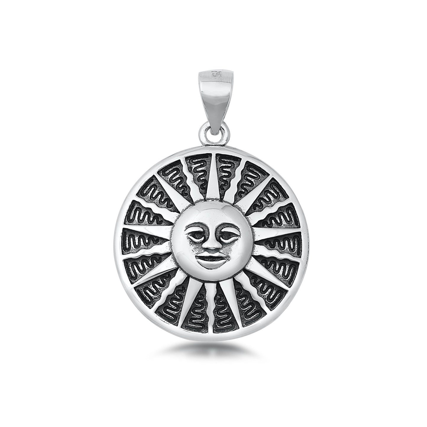 Silver Pendant - Sun