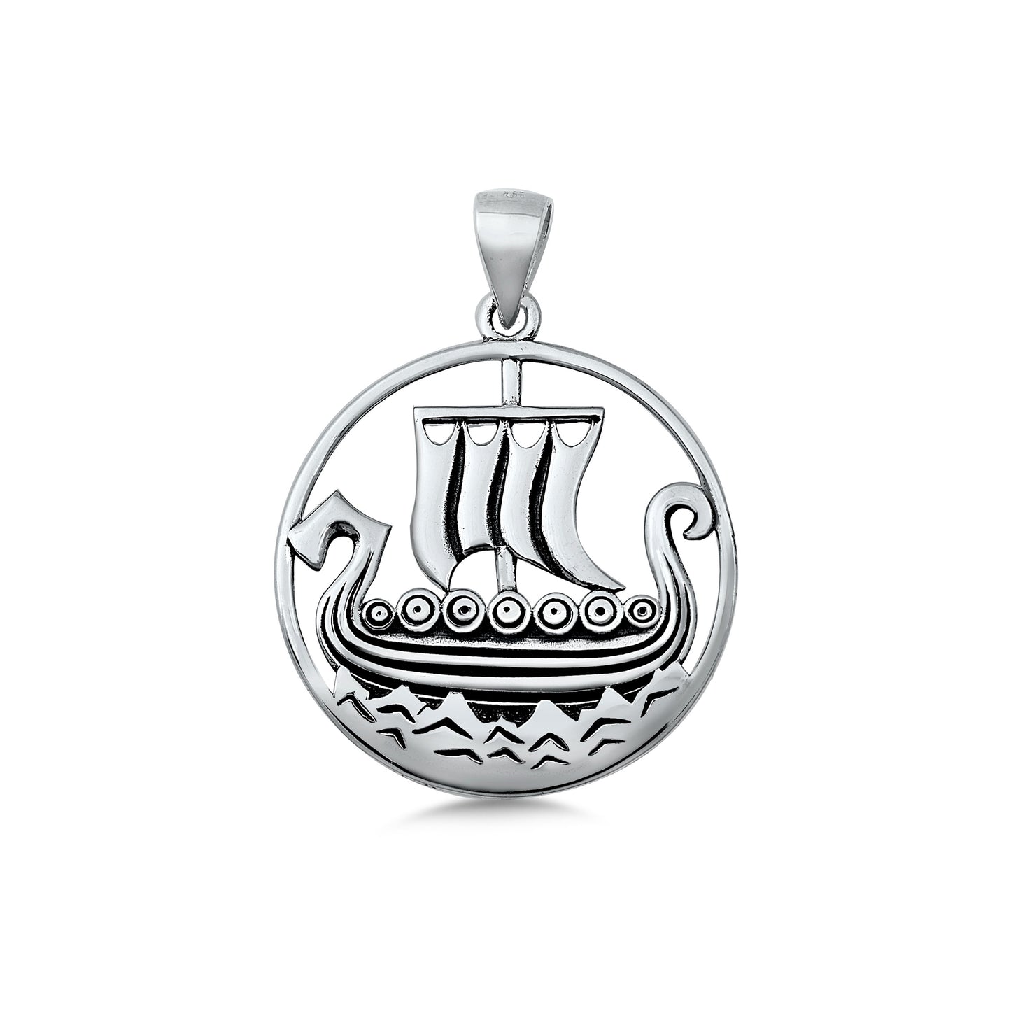 Silver Pendant - Sailboat