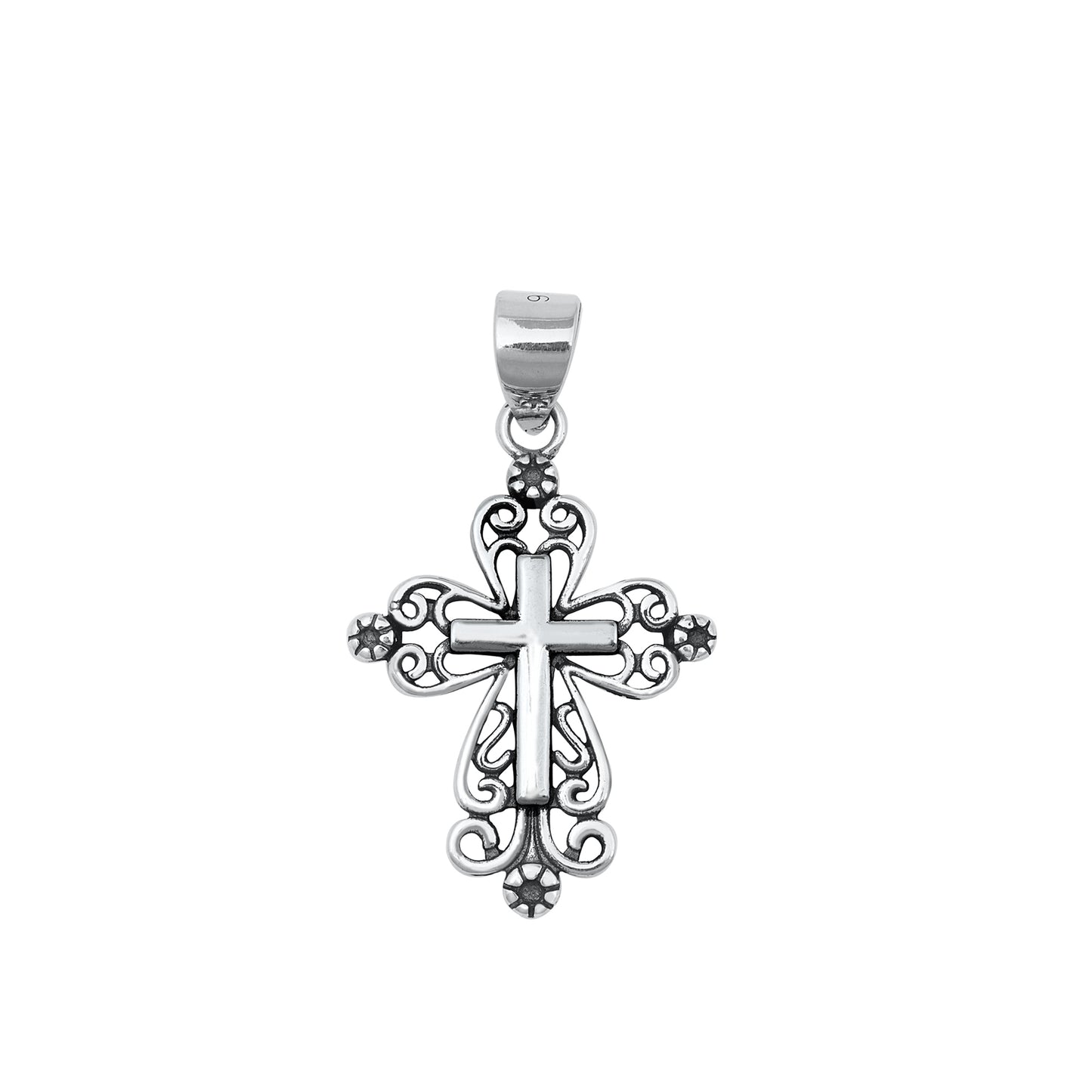 Silver Pendant - Cross