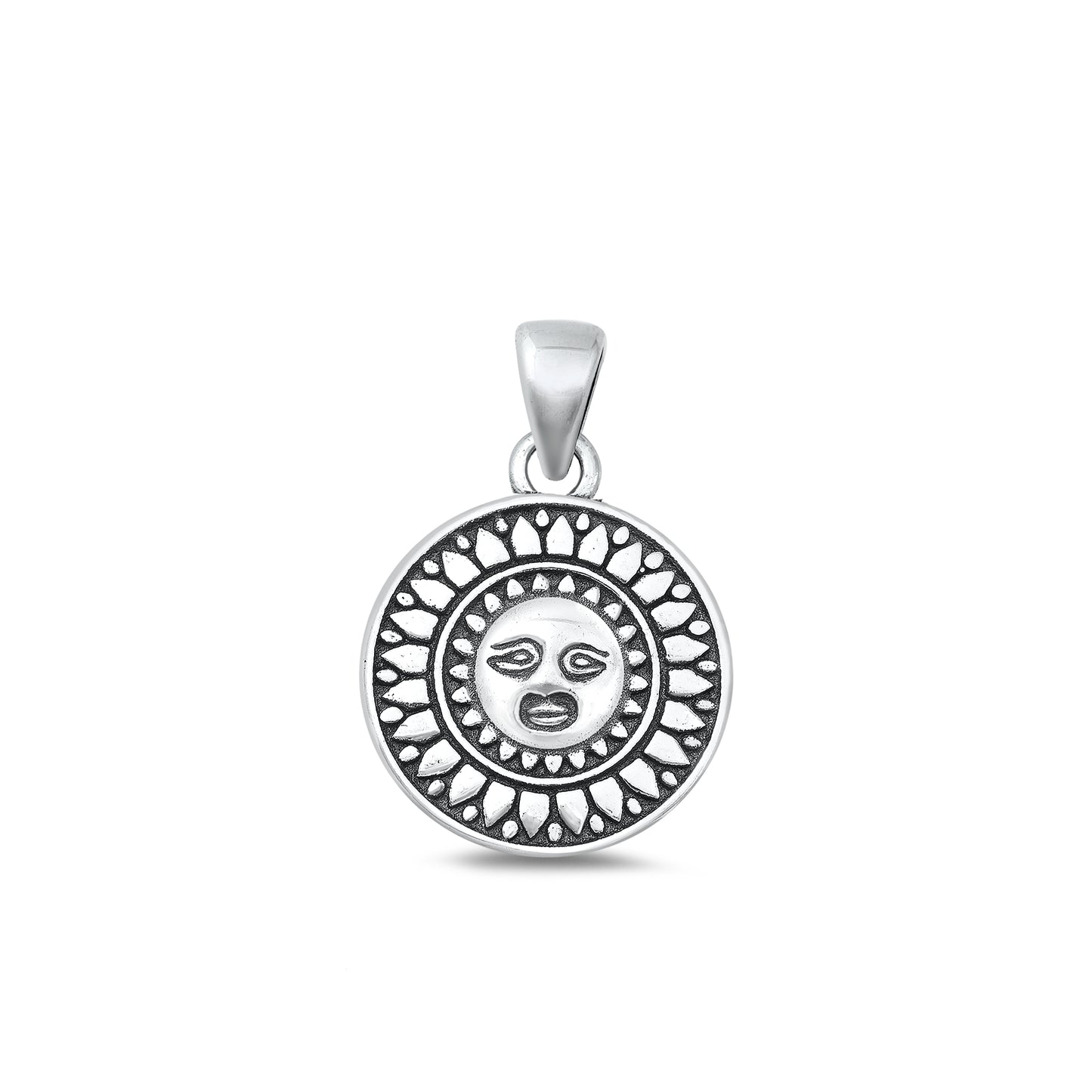 Silver Pendant - Sun