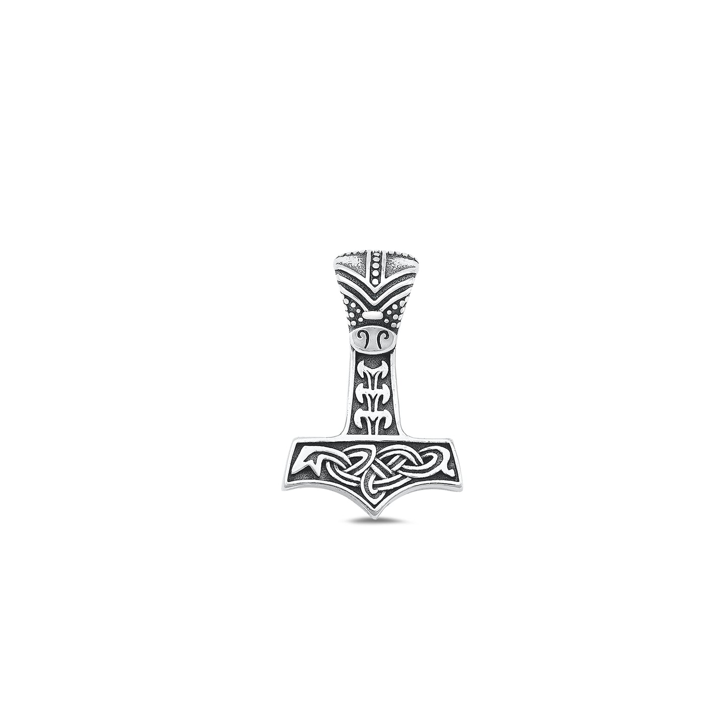 Silver Pendant - Thor's Hammer